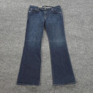 AG Adriano Goldschmied Jeans Womens 32R Blue The Angelina Bootcut Stretch Denim
